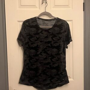 Danskin Dark Camouflage Short Sleeve Tee